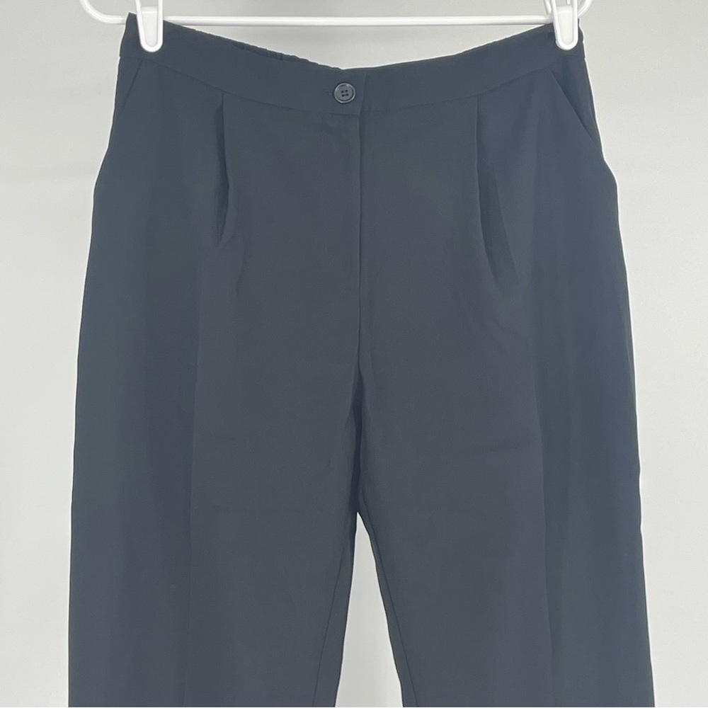 ASOS NWT WOMEN’S BLACK HIGH RISE TROUSER CASUAL PANTS 6 - Picture 3 of 10